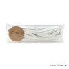 NEXARY Elastic Shoelaces Laces Woven + Rubber (140, Pure White)