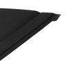 Rearview Triangle Molding Cover Black Front Mirror Side Corner Triangle