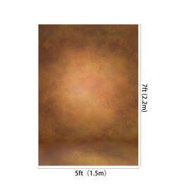 Kate 5×7ft Abstract Brown Photo Backdrop Old Master Texture Background Portrait Photography Backdrops for Photographer Head Shots Microfiber