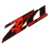 2Pc Z71 Off Road Decals Stickers Emblem Replacement for Silverado