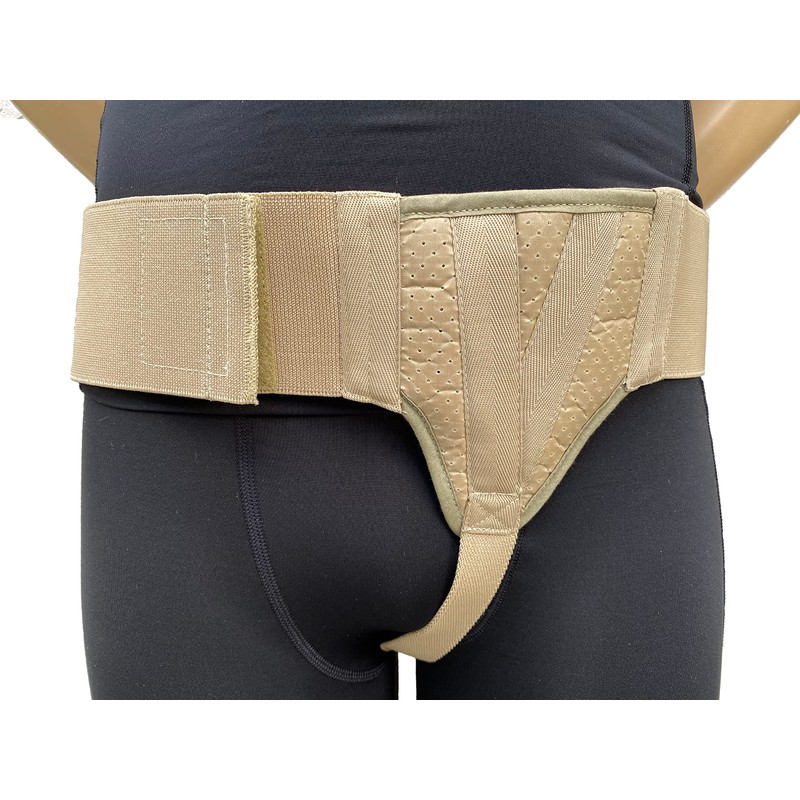FlexaMed Left Side Inguinal Hernia Groin Belt with Compression Pad
