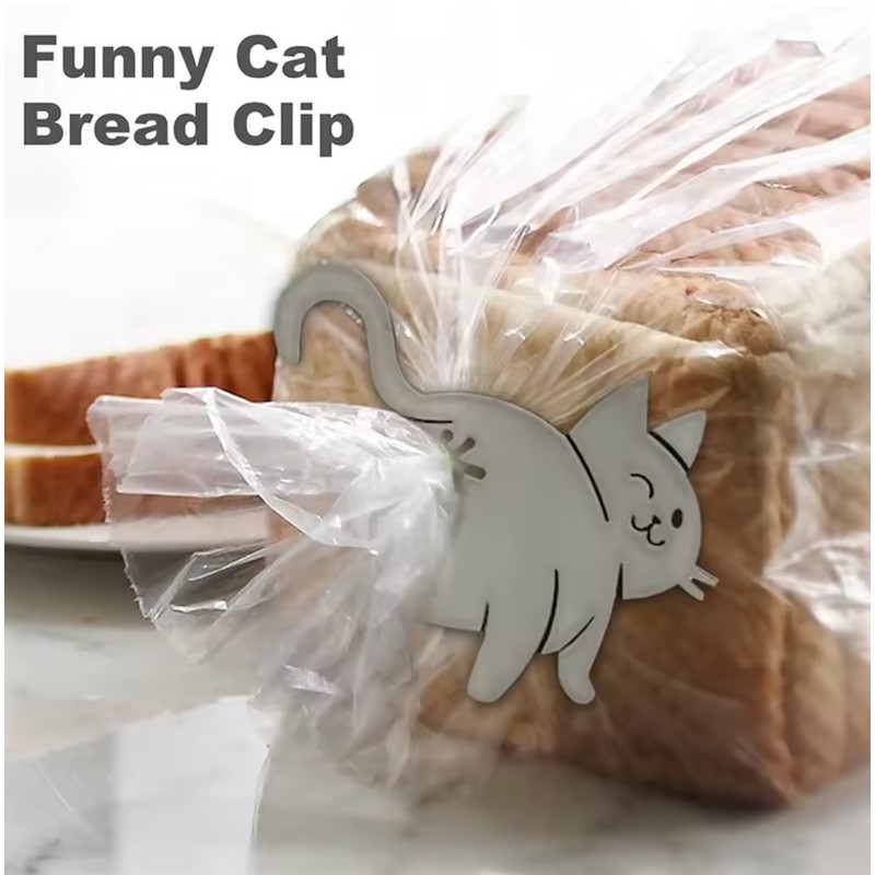 Funny Cat Butt Bread Clip - 3D Printed Bag Clip