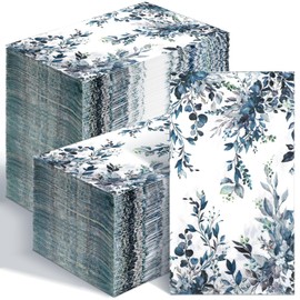 Seajan 200 Pcs Eucalyptus Paper Guest Napkins Disposable Hand Towels for Bathroom Paper Disposable Guest Towels Napkins for Wedding Bathroom