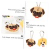 DEARMAMY 6pcs Cartoon Key Set Animal Identifier Covers Caps Kawaii