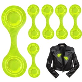 Fosoloni Salzmann Magnetic Reflectors, Pack of 5 for Backpack, Clothing, Dog, Jogging, Bike, etc., Salzmann Magnetic Clip (Pornographic)