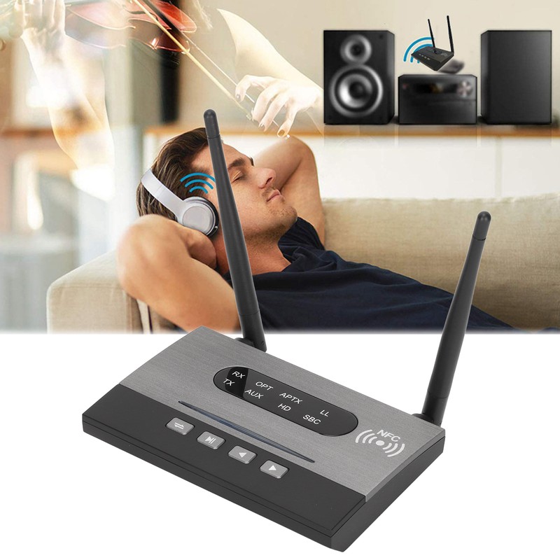 BT 5.0 Transmitter Receiver HiFi Lossless Sound CSR Chip NFC