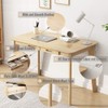 IOTXY Solid Wood Writing Desk - Home Office Workbench Desk