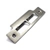 2X Long Strike Plates Brushed Satin for Mortise Latch 114mm