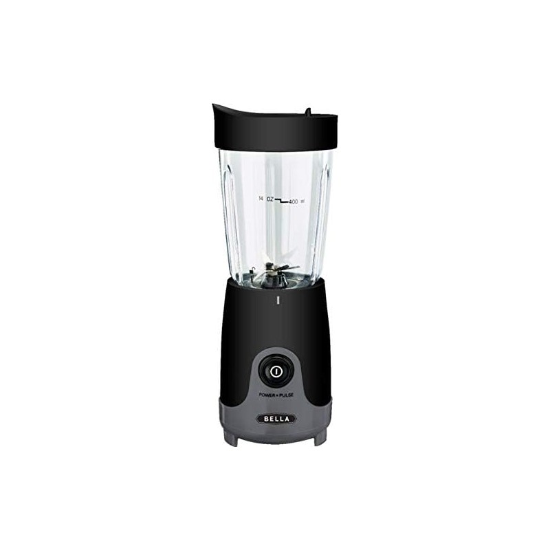 Bella - 14-Oz. Personal Blender - Black/Gray