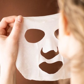 TERRE DE MARS Set of 5 Cotton Milky Mask, Creamy Face Mask, Infused With Chamomile, Aloe Vera and Caffeine, Made in France, Vegan and Cruelty Free, Biodegradable