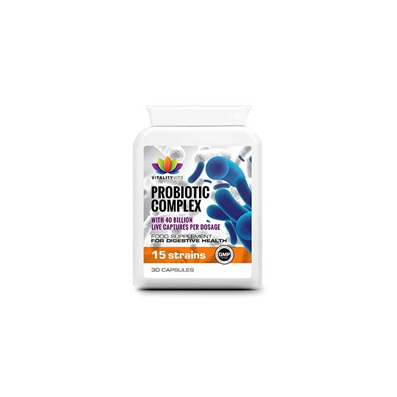 Probiotic Complex – Digestive Health – 40 Billion CFU –