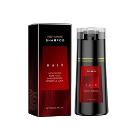 Red Hair Dye Shampoo, Hair Dye Shampoo, Strengthens Intense Red Tones and Vibrant Shine, Long Lasting Colour Intensity, Ideal for All Hair Types for Instant Colour Refreshment