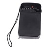 Portable AM FM Radio Black Color Headset Pluggable Built in
