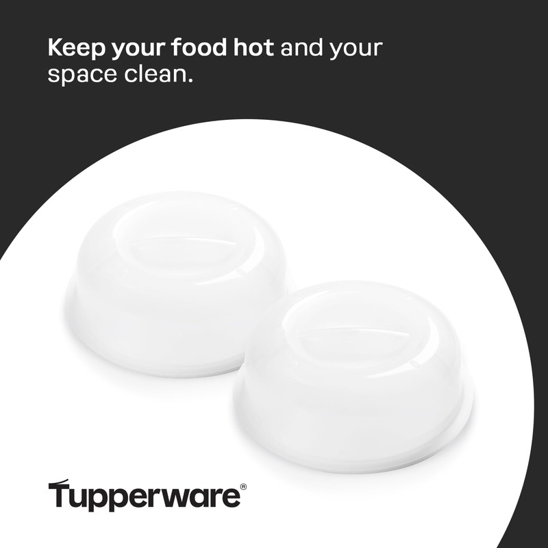 Tupperware Microwave Plate Cover, Dishwasher Safe and BPA Free (Set