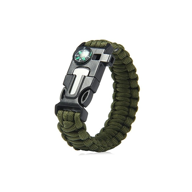 Coronel TX Pulsera de Supervivencia 5 en 1 de Paracord