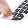 JNNJ Pack of 2 A/C Air Conditioning Button Stickers, Car