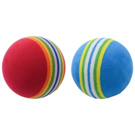 Nicear 20 Stück Schwamm-Übungsgolfbälle, Weiche Schaumstoff-Trainingsbälle Für Das Golftraining Im Innen- Und Außenbereich, in Den Farben Rot Und Blau, Sicher Für Garten Und Netze