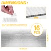 ZUIWAN 6MM Thick Garage Door Insulation Kit - 16P Reflective