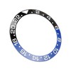 38mm Diameter Black Blue Watch Bezel Insert Base Ring White