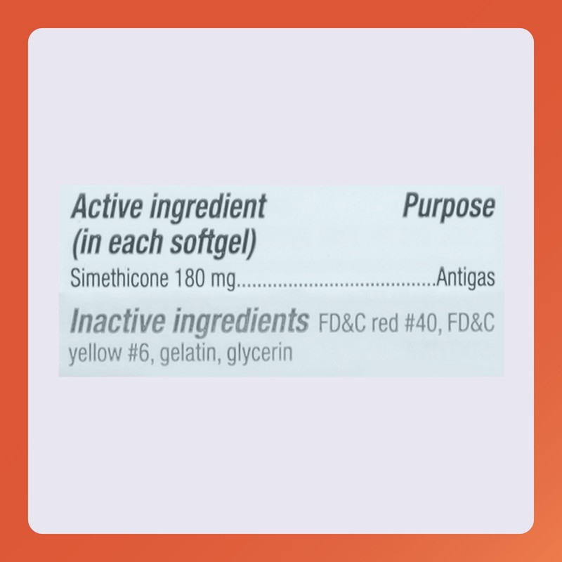 Rugby Ultra Strength Simethicone Gas Relief 180 mg - Maximum