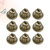 Ciieeo 35pcs Bronze Bell Hand Held for Decoration Ornaments Christmas