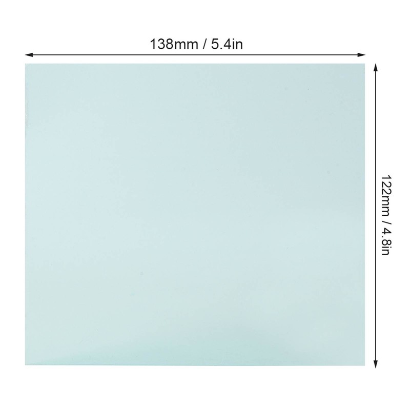 10Pcs 138x122mm Welding Helmet Transparent Protective Plate Spare Lens Industrial