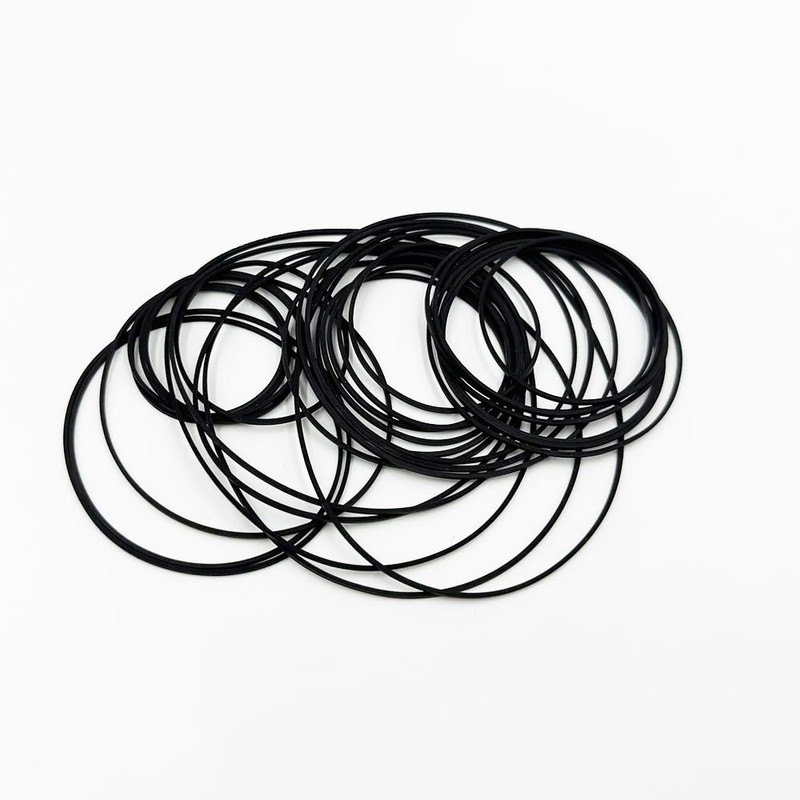 28PCS Pulley Belts Engine Drive Belt Rubber Transmission Belt for