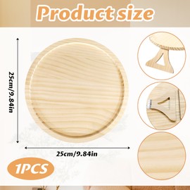 Healife Folding Sofa Tray, Armrest, Adjustable Sofa Tray with Drink Holder, Couch Tray with Shockproof Border, Wood Look, Diameter 25 cm, Side Table Couch, Lap Tray with Cushion