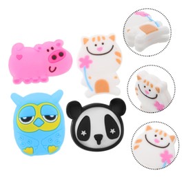 CORHAD 4pcs Cartoon Animal Tennis Racket Vibration Absorbers Tennis Dampeners Shock Absorber Accessories