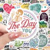 Inspirational Phrase Stickers 50PCS for Adults Teens Students,Motivational Quote Labels