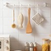 Curtain Rod Holder, Easy-Install No-Drill Curtain Rod Holder, 360° Flexible