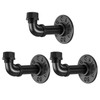 3 pack Industrial Pipe Bathroom Towel Hook, Asnxcju Wall Mounted