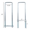 BGTLGIO 4Pack 4“ X 20" Square Bend U-Bolt Kit, Heavy