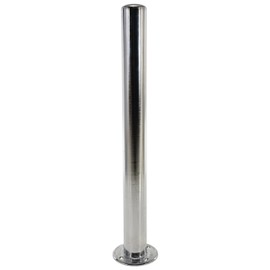 Vestil CBOL-42-4 Steel Chrome Plated Safety Bollard 42-1/8 In. x 4 In. Silver