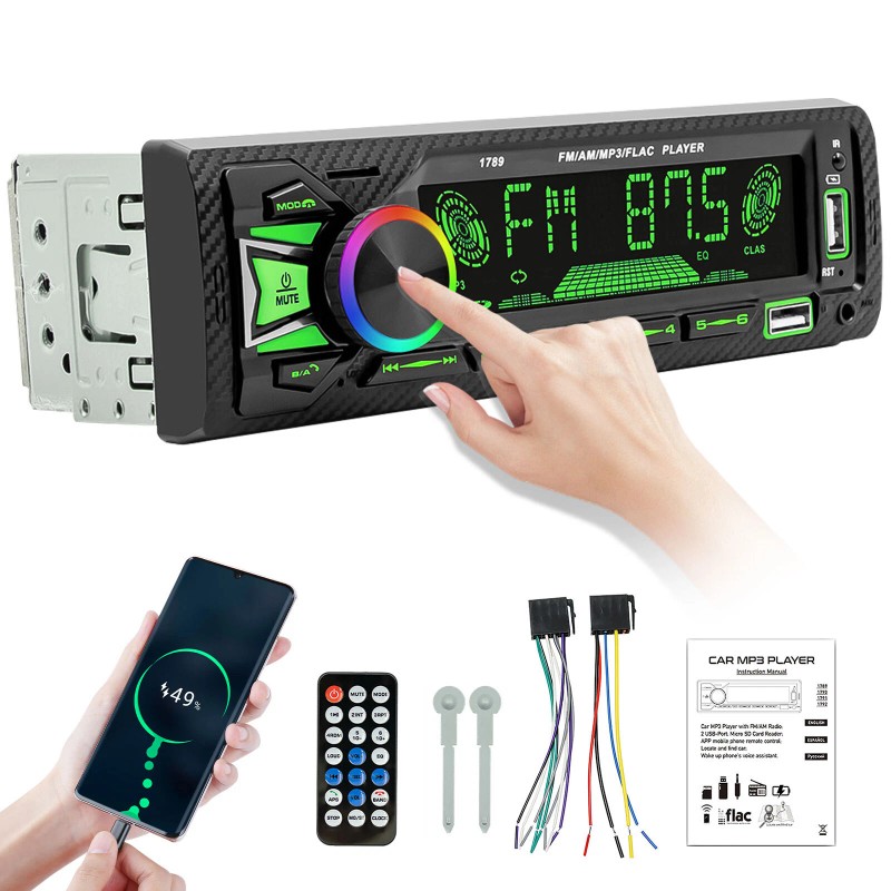 KEPEAK Estereos Para Carros Bluetooth Auto Estereo MP3 Radios Con