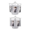 Rotating Photo Display Frame Multifunctional Removable Stable Metal Desktop Photo