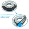 LifCratms 2 PCS Grinder Quick Change Flange Locking Nut, Metal