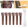 Guitar Bridge Pins Rosewood for Gibson/ Martin/Yamaha Acoustic Folk Guitars