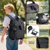 Amythe Schulrucksack Jungen Rucksack Herren, Multi-Tasche Tagesrucksack mit 15,6" Laptopfach