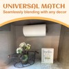 Wall Mount Stainless Steel Rack Kitchen Paper Towel Holder Under