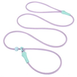 No Pull Dog Leash Slip Lead Dog Leash Dog Leash for Small Medium Large Dogs 6Ft 8 Colors Classic Dog Leash Dog Rope (Purple)