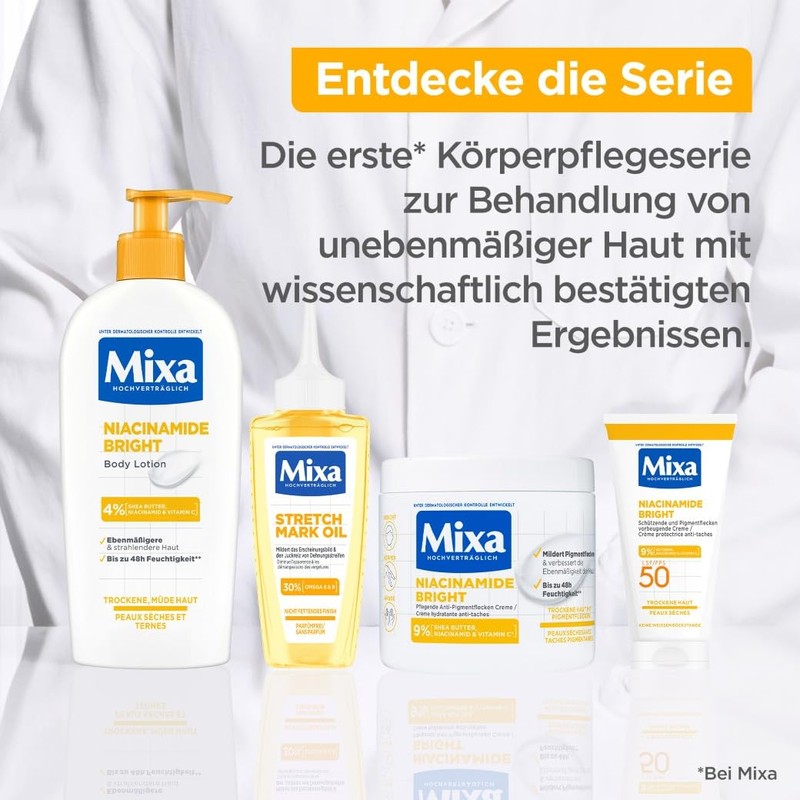 Mixa Moisturising Anti-Pigment Spots All-Purpose Cream, Suitable for Face, Body