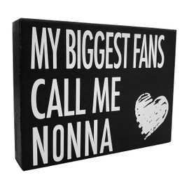 JennyGems My Biggest Fans Call Me Nonna | Greatest Nonna Quotes Sign | Gift for Nonna | Made in USA