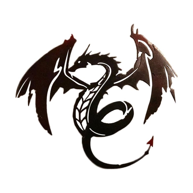 Metal Dragon Wall Art Dragon Sculpture Metal Wall Hanging Art