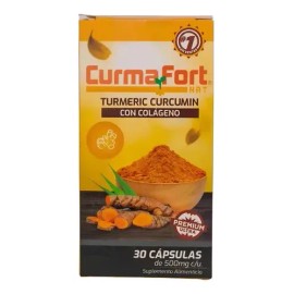 Curcuma Curmafort 30 Cápsulas De 500mg