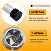 6 Pack RV Water Heater Anode Rod with Flush Wand