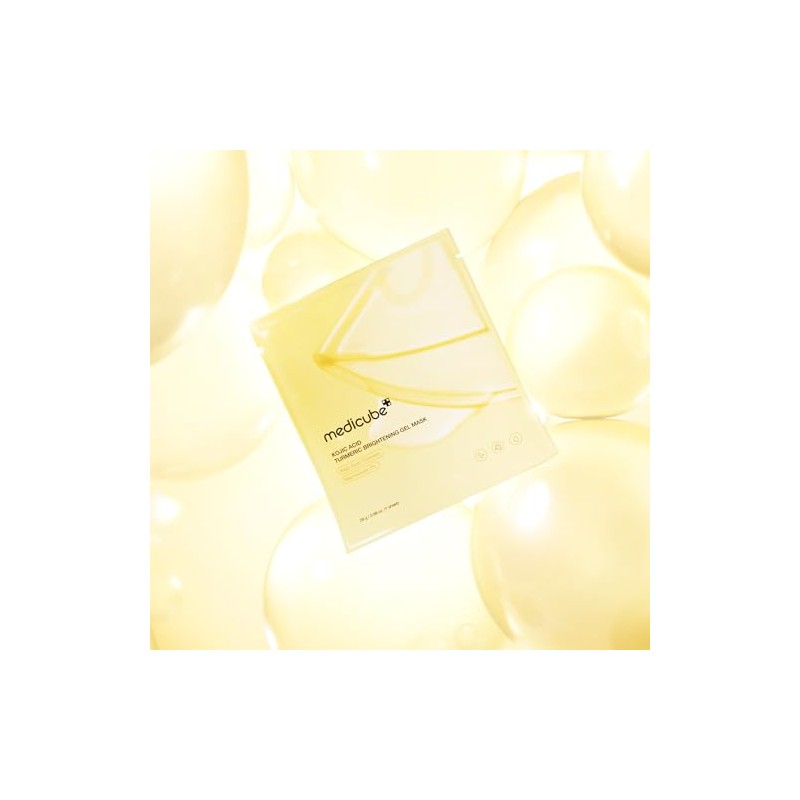 MEDICUBE - KOJIC ACID TURMERIC BRIGHTENING GEL MASK