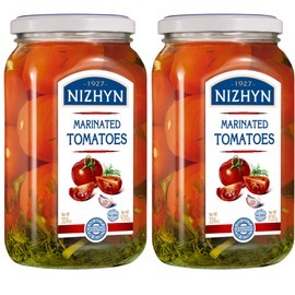 Nezhin Marinated Tomatoes, Made from Fresh, No Preservatives Added 920gr/32.4oz Pack of 2
