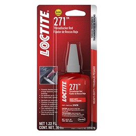 Loctite 37479 271 Red Heavy Duty Threadlocker Bottle - 36 ml