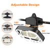 100ft LED Construction String Lights,Super Bright 15000lm 150w Adjuest 90&180